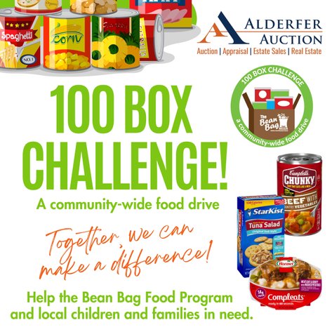Image for 100 Box Challenge | A Community-Wide Food Drive For The Bean Bag Food Program | March 1- 28, 2025
