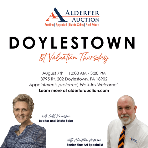 Image for 1st Thursday Valuations at Doylestown | Meet Our Fine Arts Specialist Christian Answini | April 2, 2026 from 10AM - 3PM