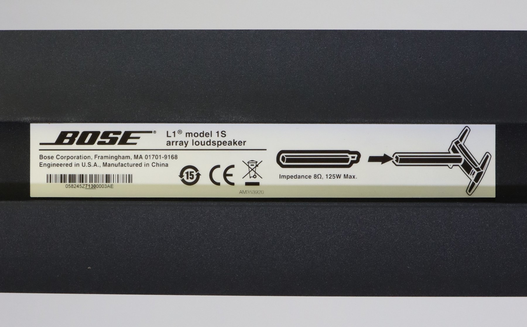 Image for Bose L1 Model 1S Sound System with optional ToneMatch controller