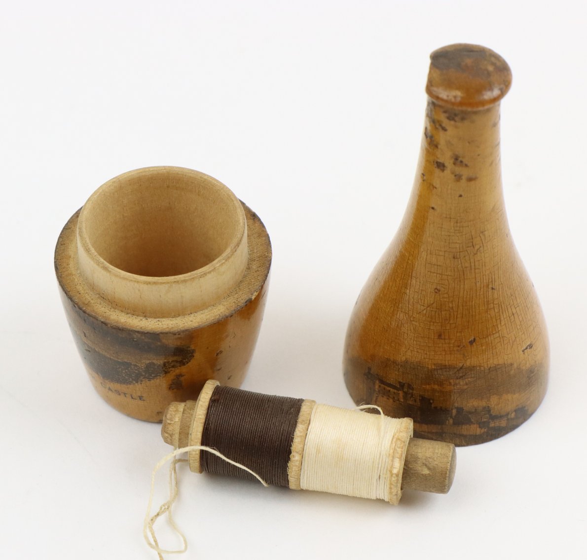 Image for Mauchline Ware & German Wood Sewing Accessories