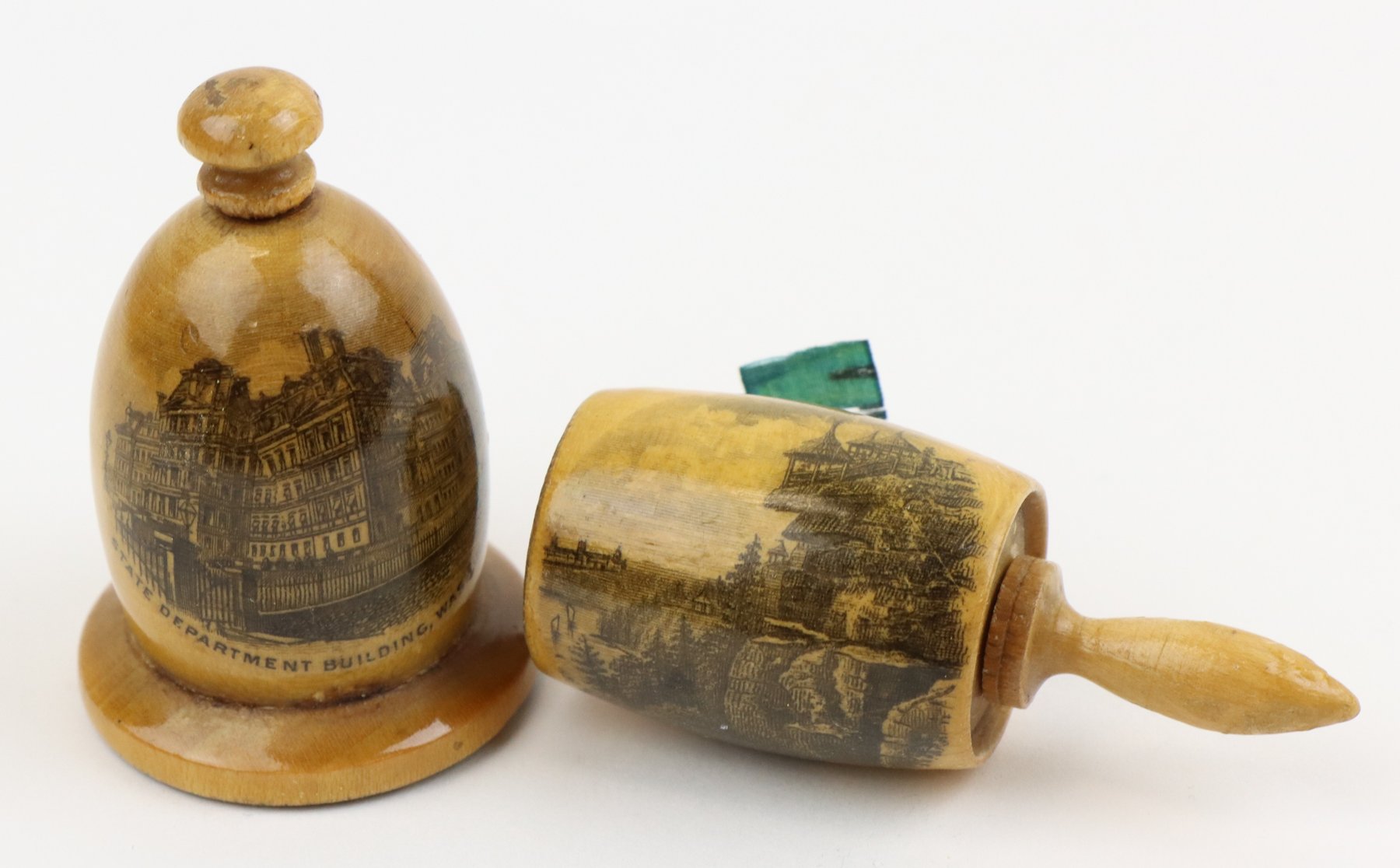 Image for Mauchline Ware & German Wood Sewing Accessories