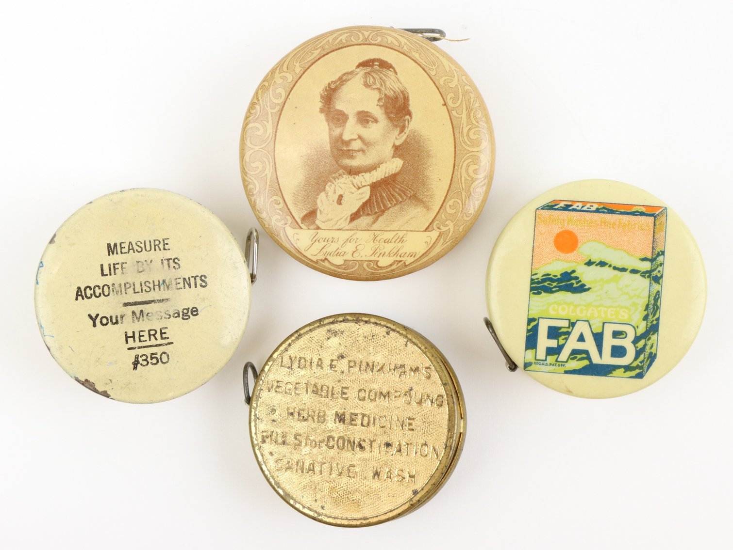 Image for Vintage Advertising Sewing Tape Measures