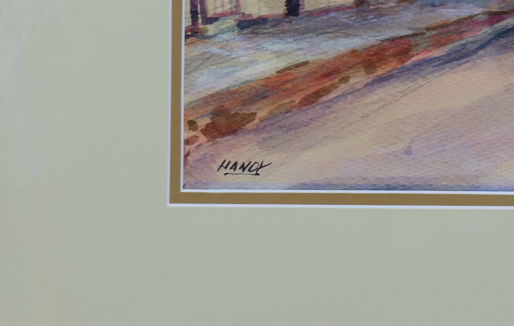 Image for Watercolor, signed