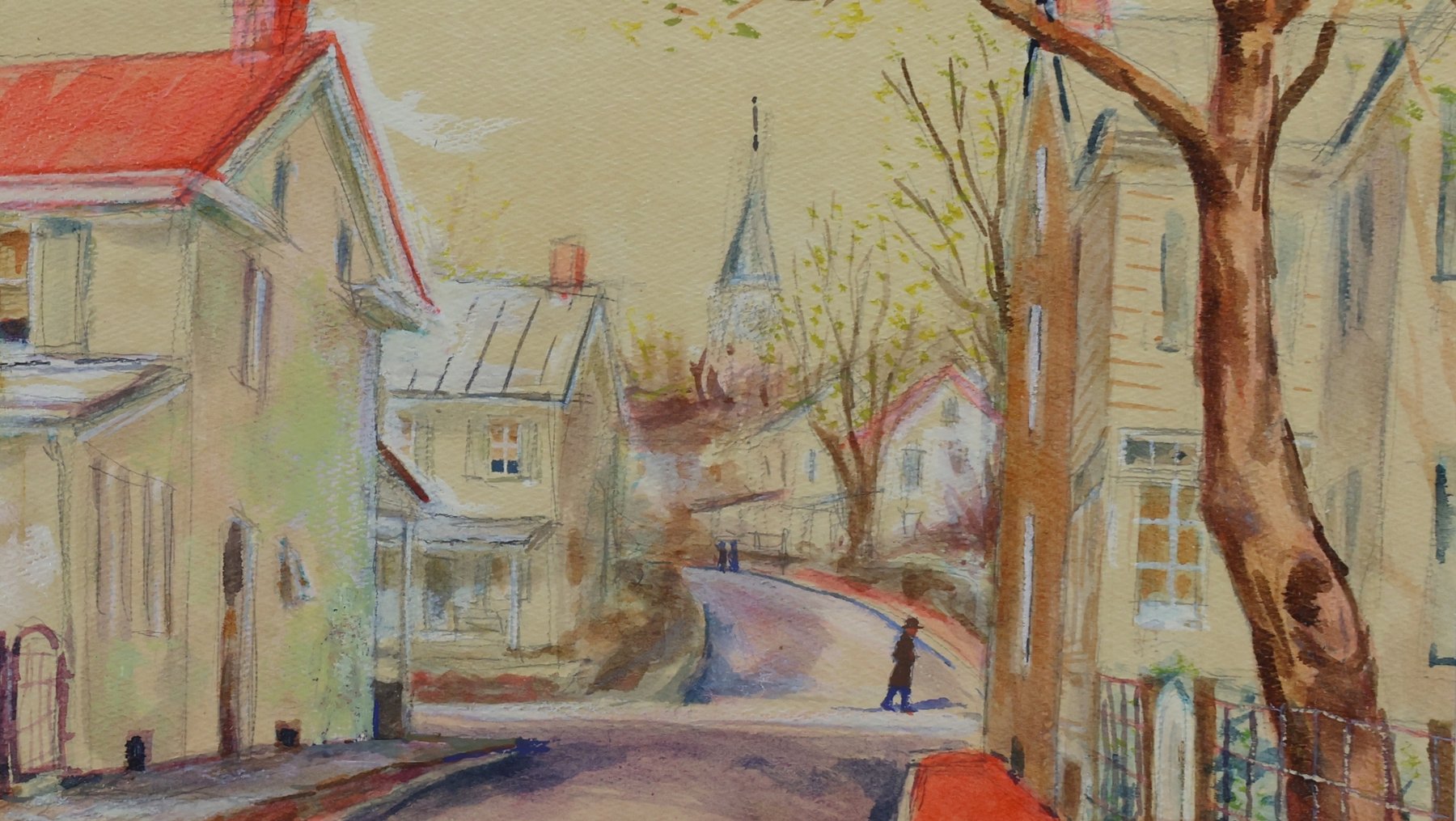 Image for Watercolor, signed