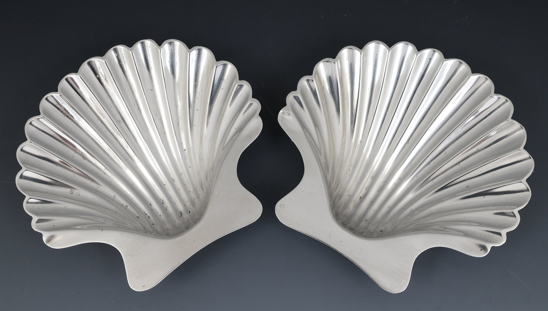 Image for Tiffany Sterling Silver Shell Bonbon Dishes