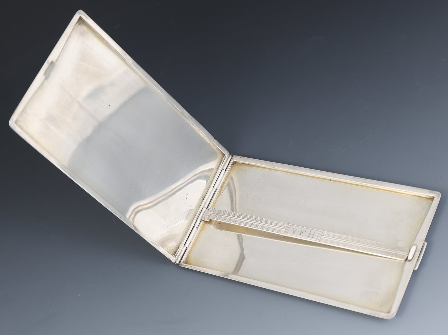 Image for Blackinton Sterling Silver Flask and Cigarette Case