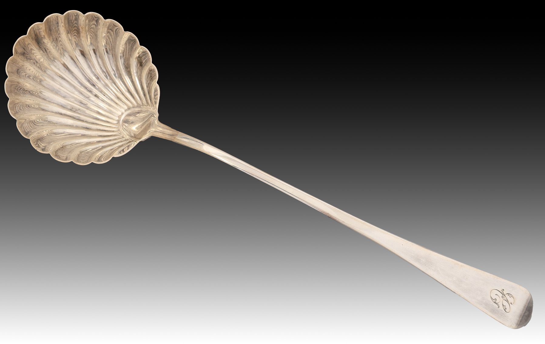 Image for Henry Hayens Georgian British Sterling Silver Punch Ladle