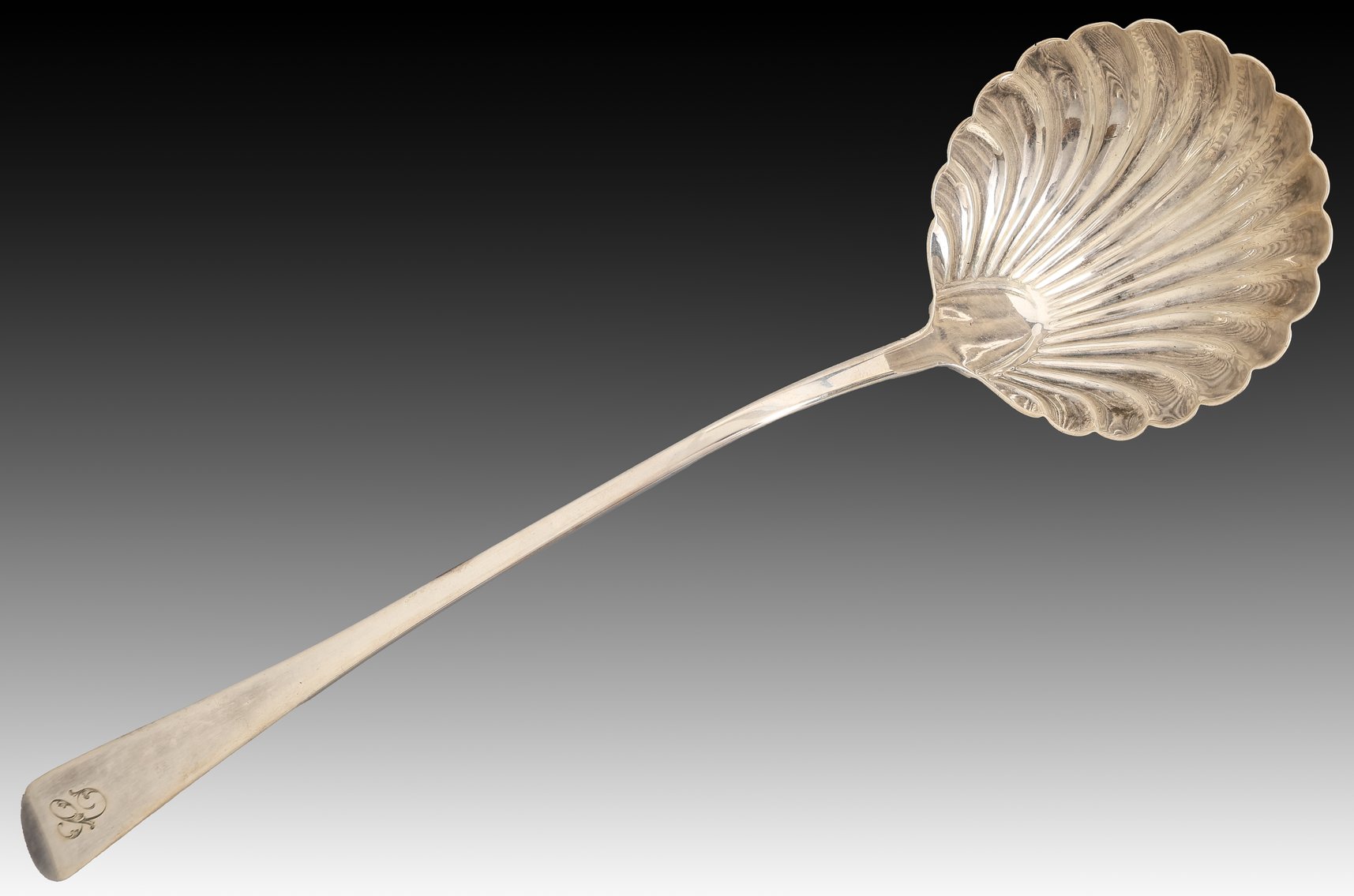 Image for Henry Hayens Georgian British Sterling Silver Punch Ladle