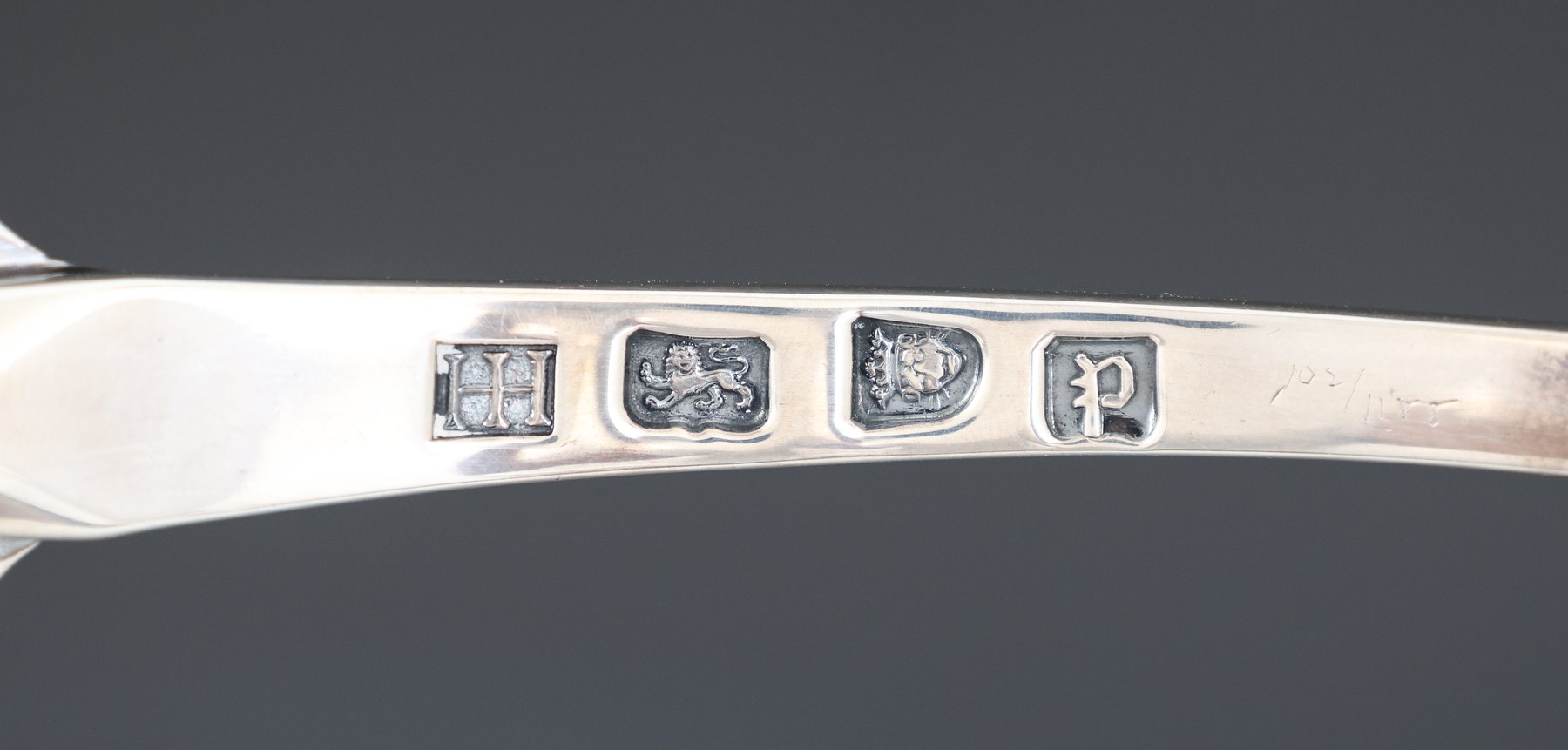 Image for Henry Hayens Georgian British Sterling Silver Punch Ladle