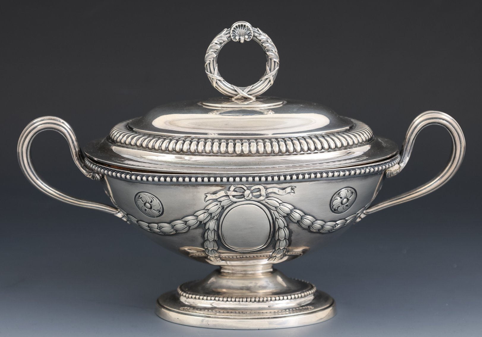 Image for John Denzilow / Paul Storr Georgian British Sterling Silver Sauce Tureen