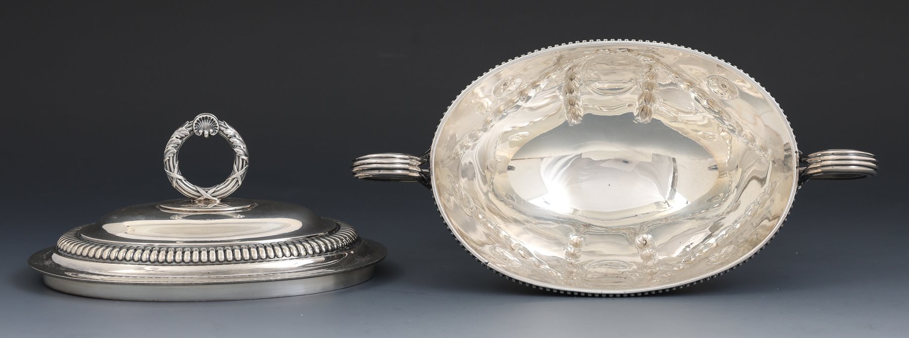 Image for John Denzilow / Paul Storr Georgian British Sterling Silver Sauce Tureen
