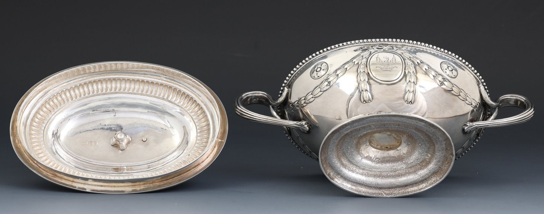 Image for John Denzilow / Paul Storr Georgian British Sterling Silver Sauce Tureen