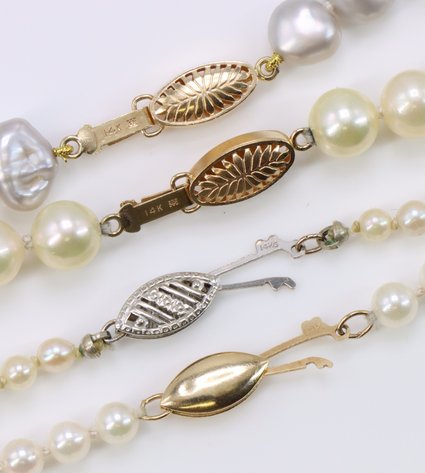 Image for 14k YG Pearl Necklaces