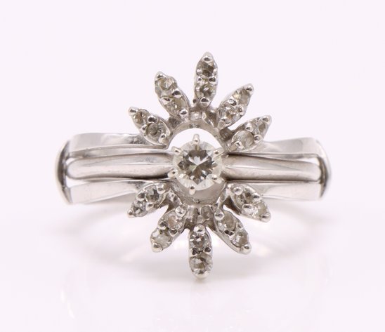 Image for 14k WG Wedding Set