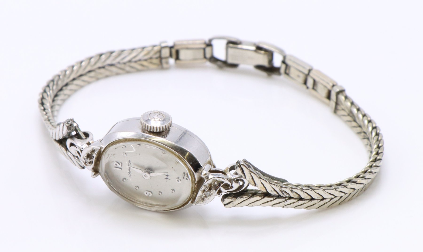 Image for 10k WG Hamilton Wrist Watch