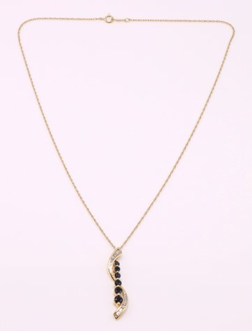 Image for 14k YG Necklace Chain & 10k YG Pendant