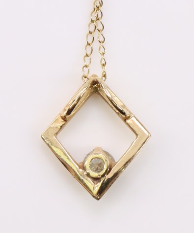 Image for 14k YG Necklace Chain and Pendant