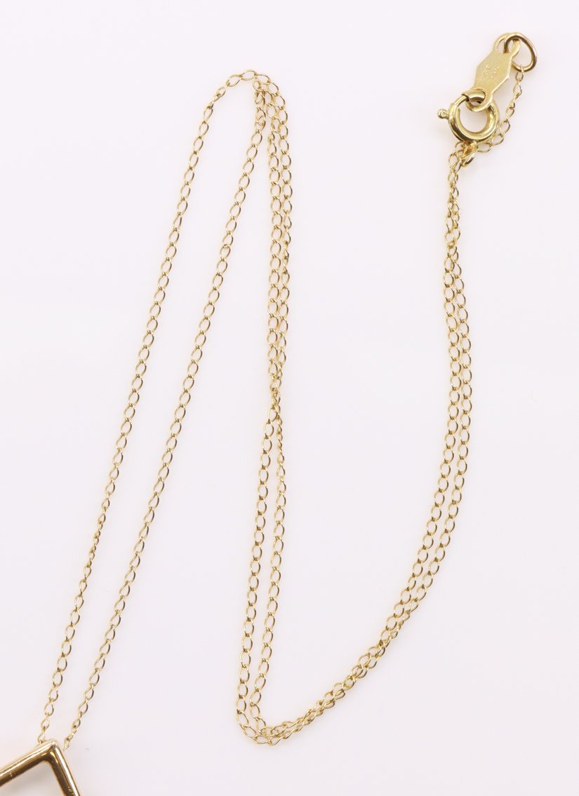 Image for 14k YG Necklace Chain and Pendant