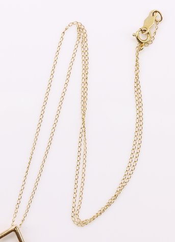 Image for 14k YG Necklace Chain and Pendant