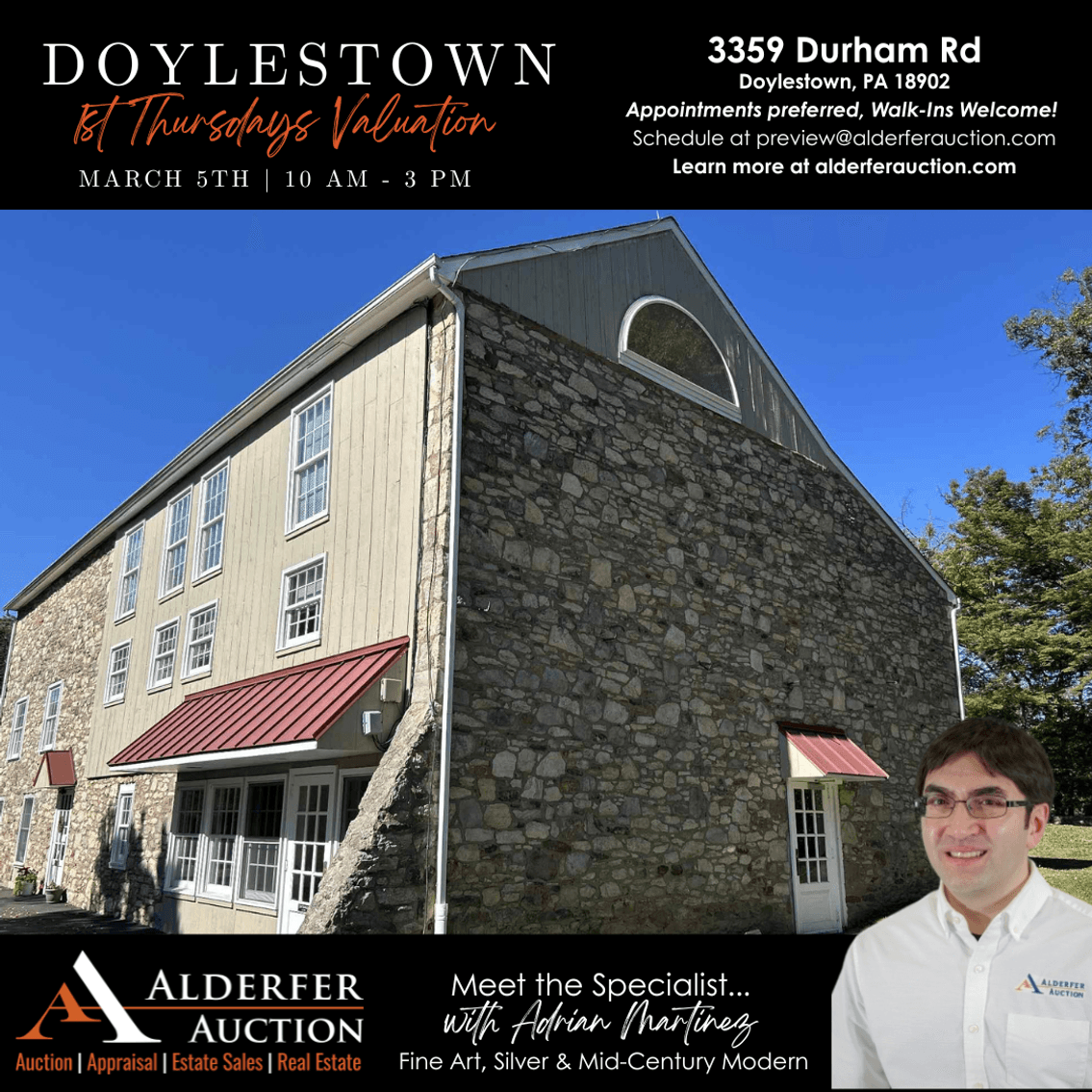 Image for 1st Thursday Valuations | Meet Silver Specialist Adrian Martinez | March 5, 2026 from 10AM - 3PM