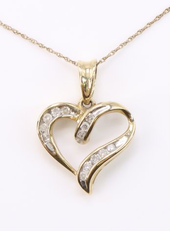 Image for 10k YG Necklace Chain and Pendant