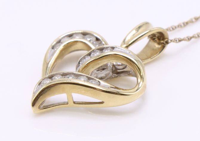 Image for 10k YG Necklace Chain and Pendant