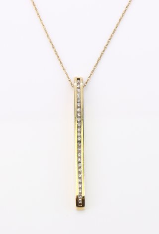Image for 10k YG Necklace Chain and Pendant