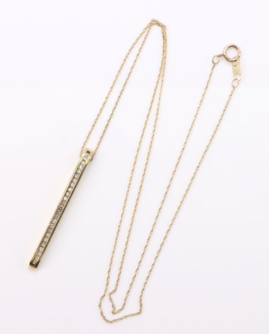 Image for 10k YG Necklace Chain and Pendant