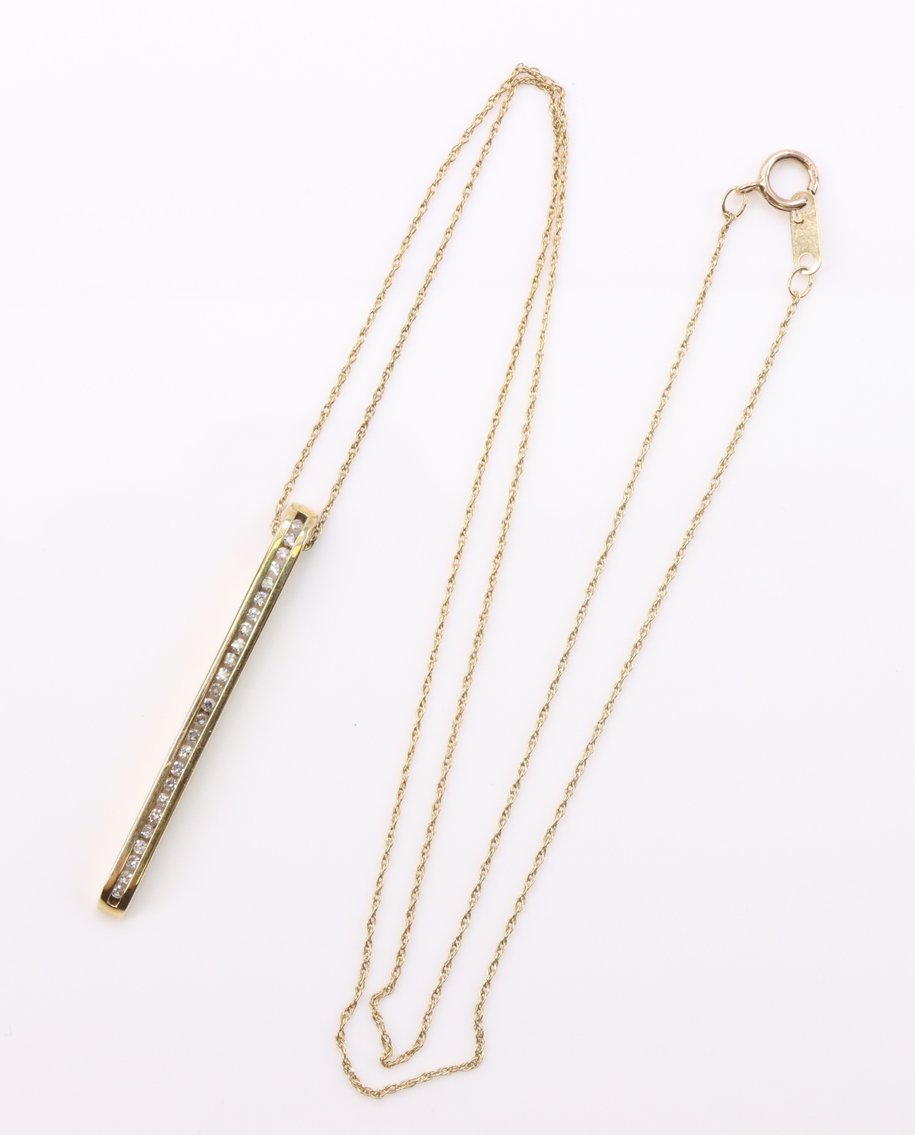 Image for 10k YG Necklace Chain and Pendant