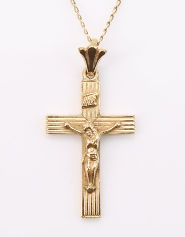 Image for 14k YG Necklace Chain and Pendant