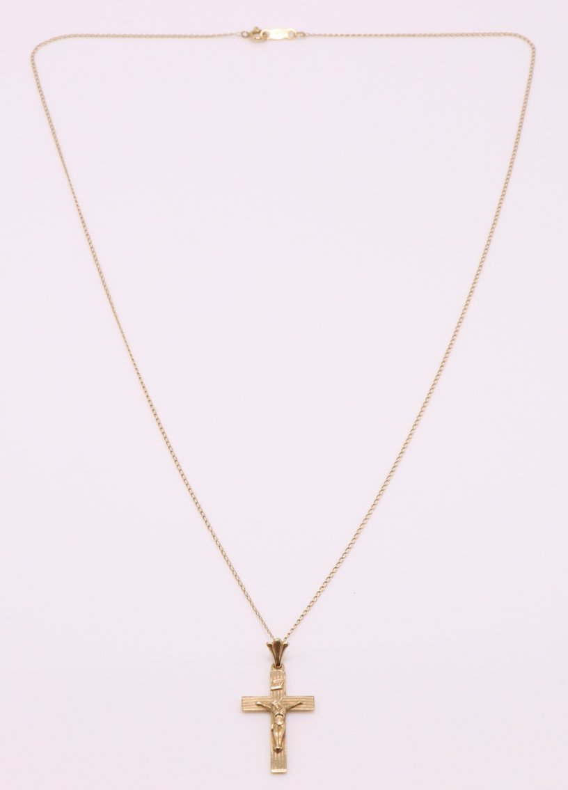 Image for 14k YG Necklace Chain and Pendant