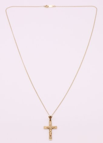 Image for 14k YG Necklace Chain and Pendant
