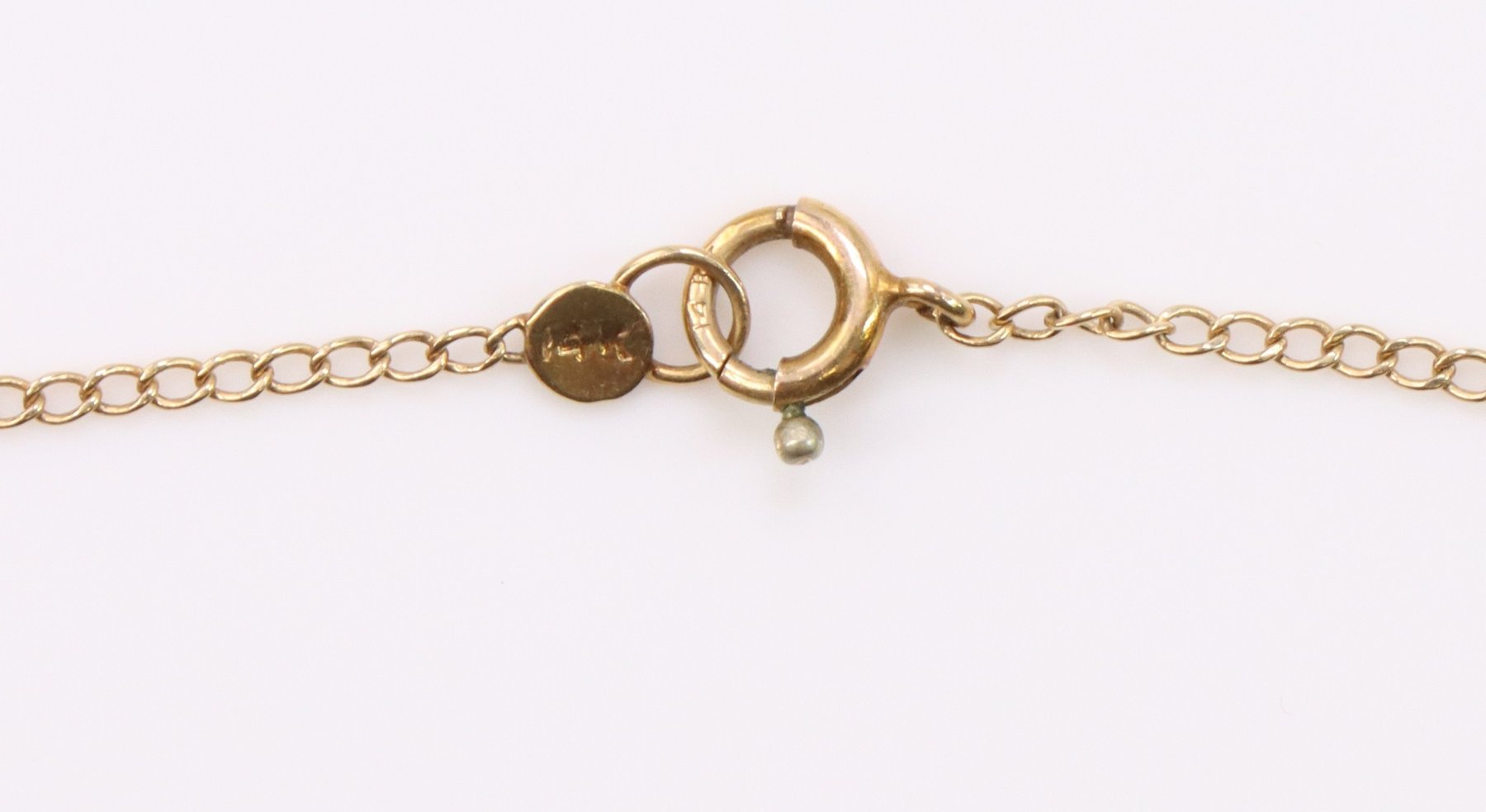 Image for 14k YG Necklace Chain and Pendant