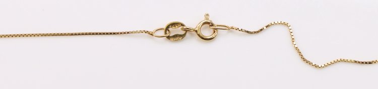 Image for 14k YG Necklace Chain and Pendant