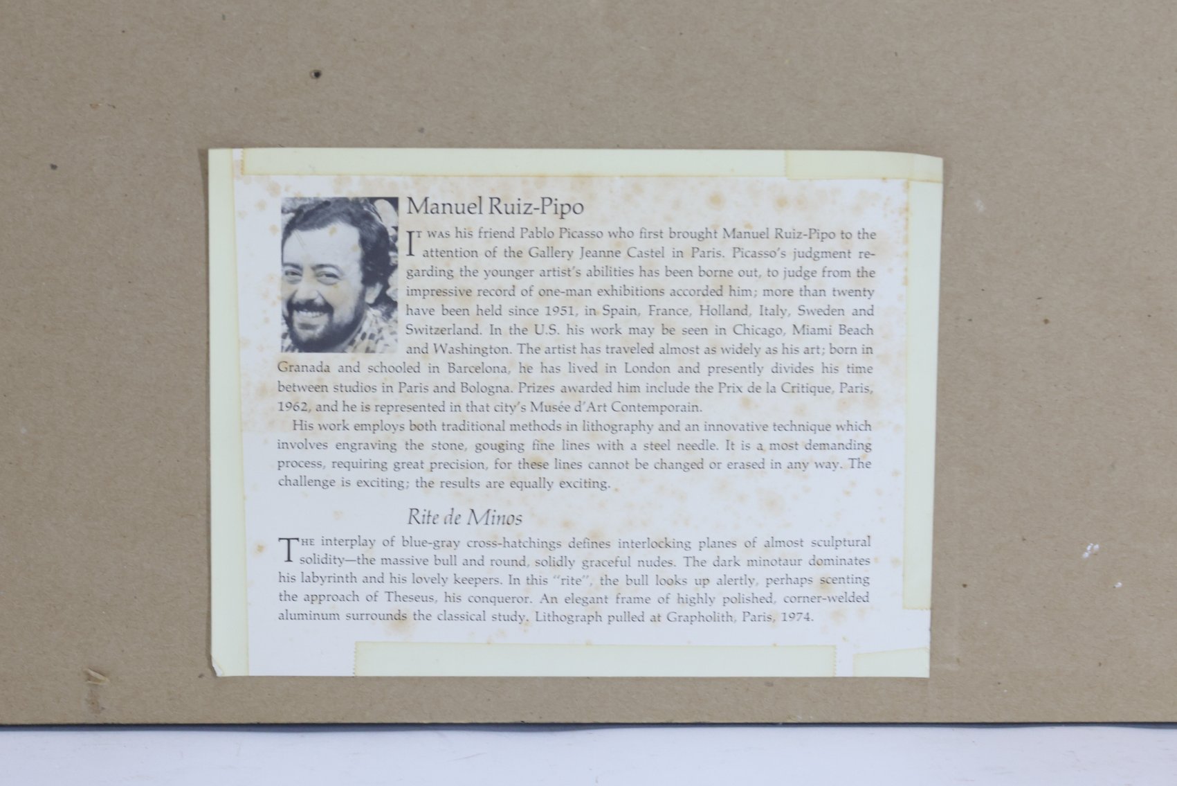 Image for Manolo Ruiz Pipo (1929-1998)