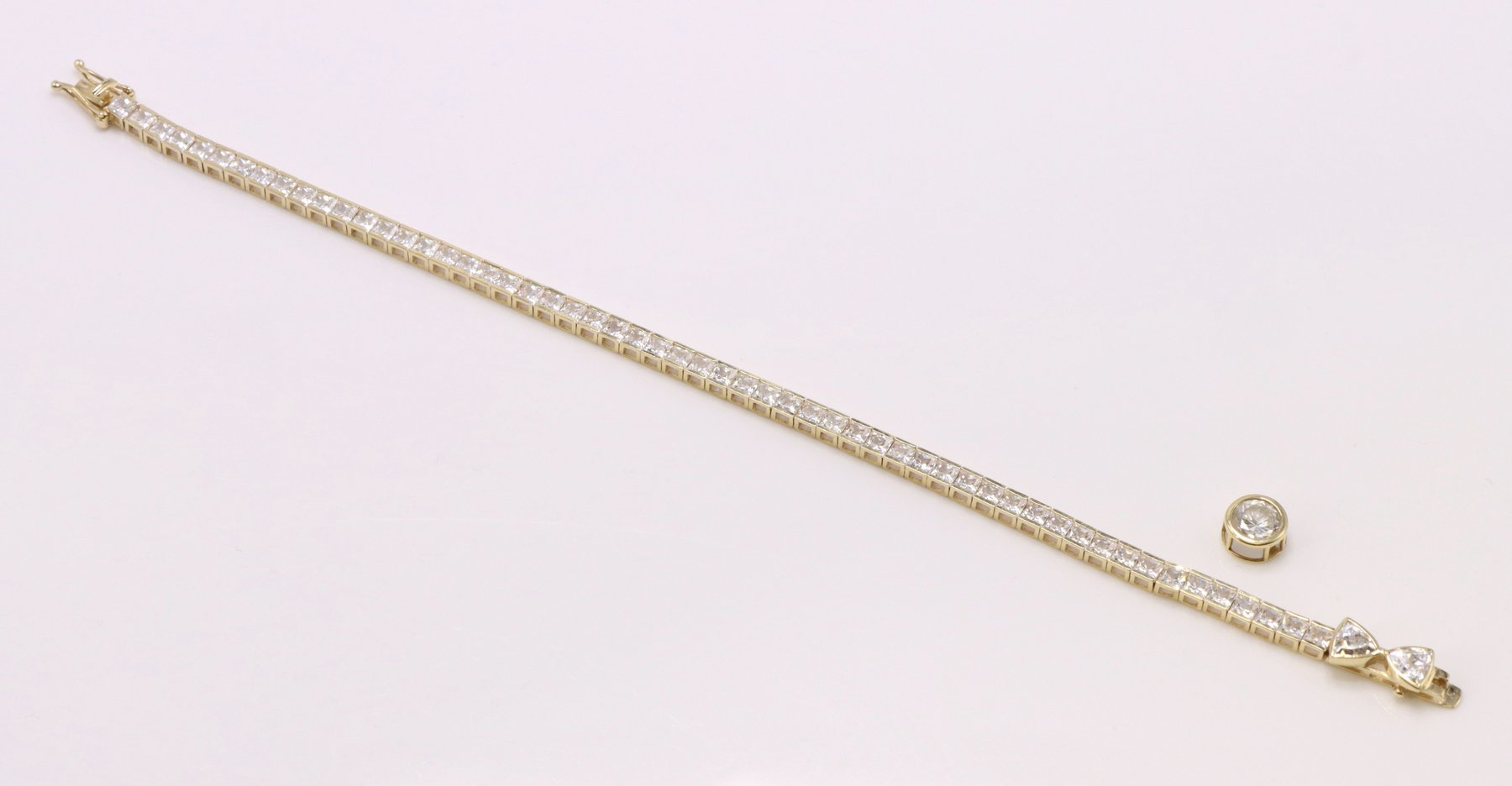 Image for 14k YG Bracelet & Pendant