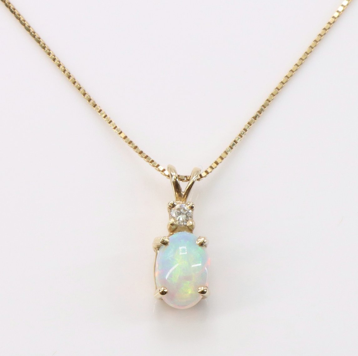 Image for 14k YG Necklace Chain and Pendant