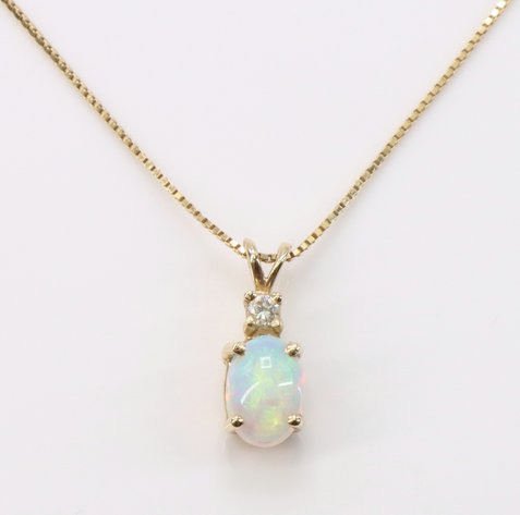 Image for 14k YG Necklace Chain and Pendant