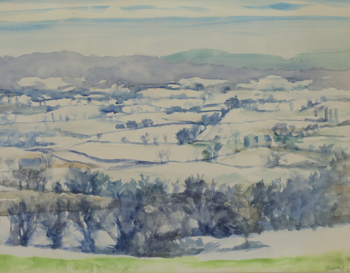 Image for Watercolor, Signed