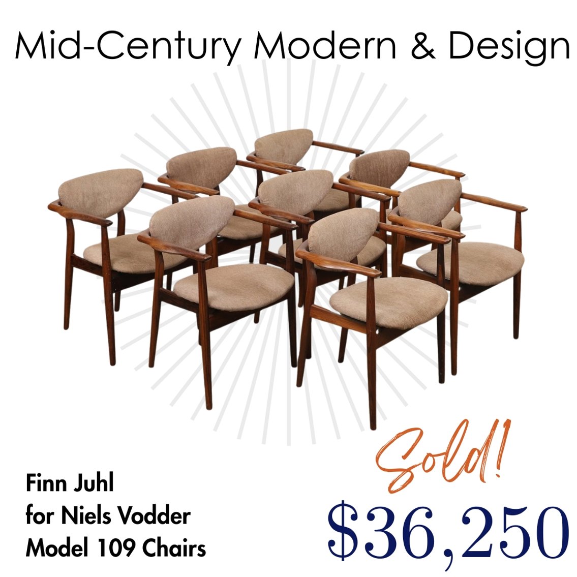 Image for Mid-Century Modern and Design | June 10, 2026 | Invitation To Consign