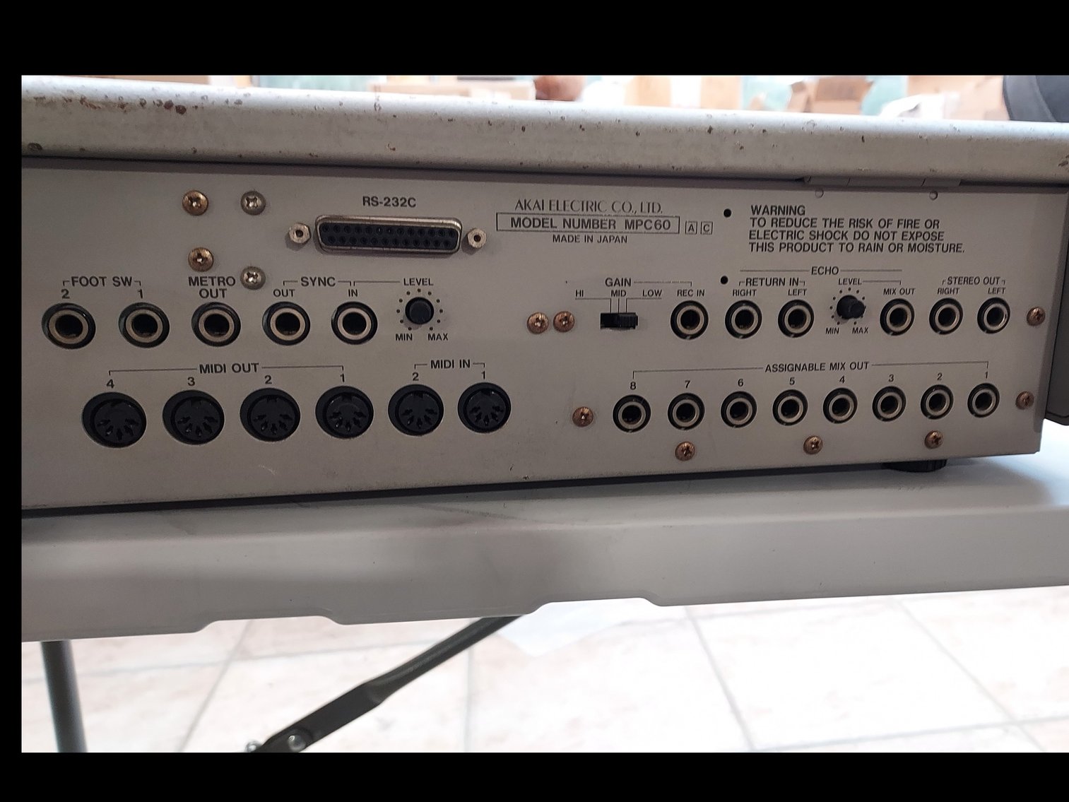 Image for Akai MPC60 Integrated MIDI Sequencer and Drum Sampler