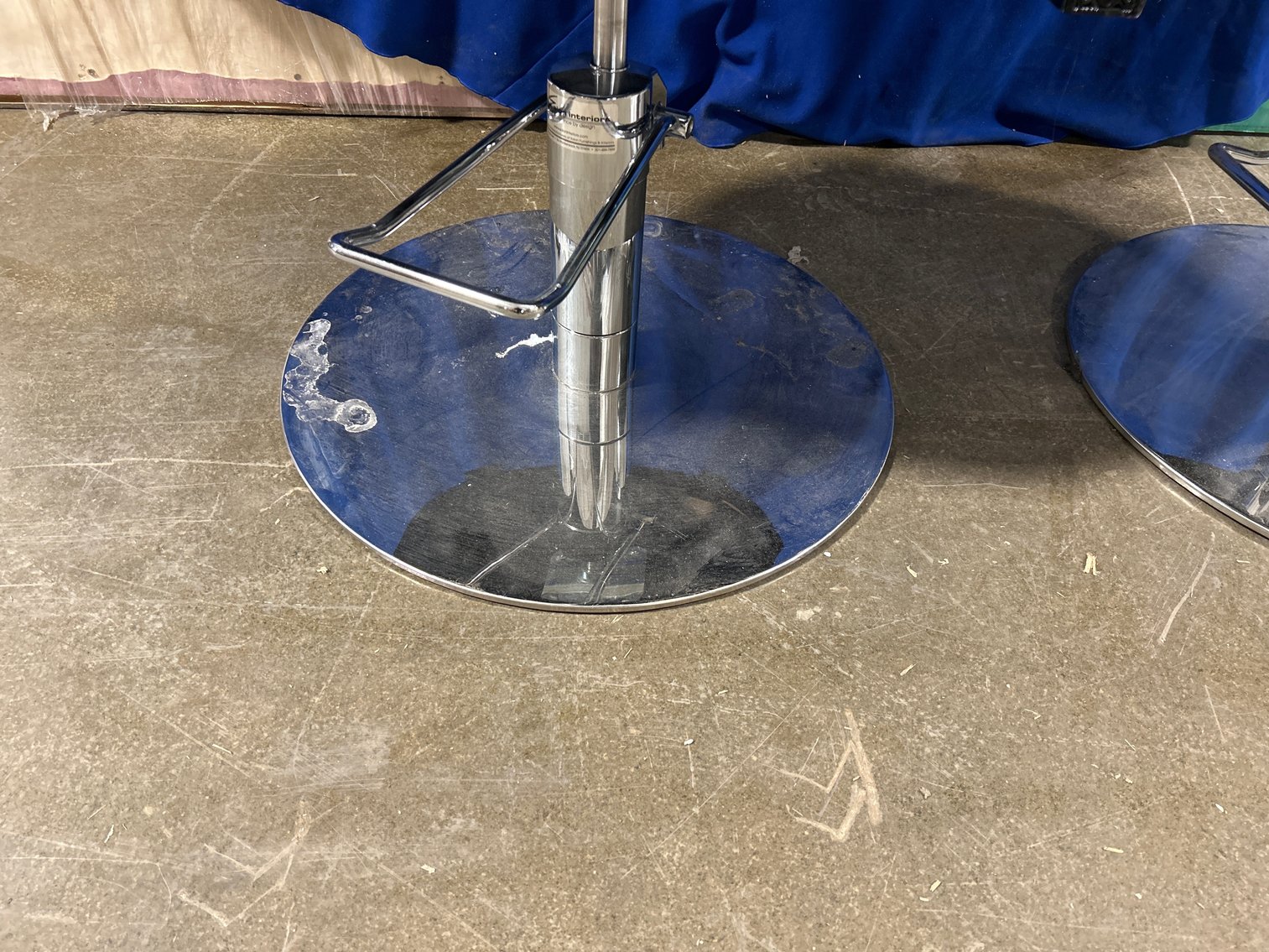 Image for {EACH} (2) Ayala Faux Leather Upholstered Salon Chair w/Nail Head Detail