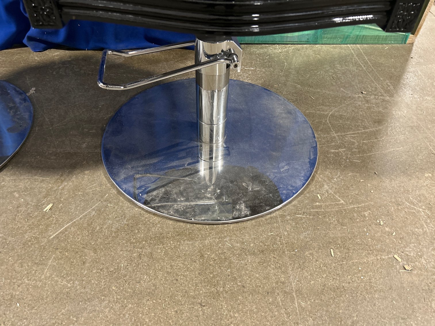 Image for {EACH} (2) Ayala Faux Leather Upholstered Salon Chair w/Nail Head Detail