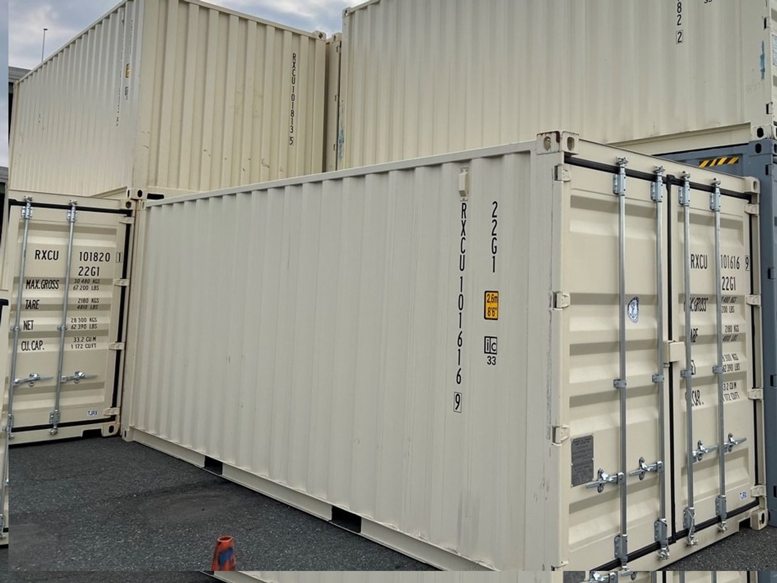 Image for (8) One-Trip 20' Sea Containers