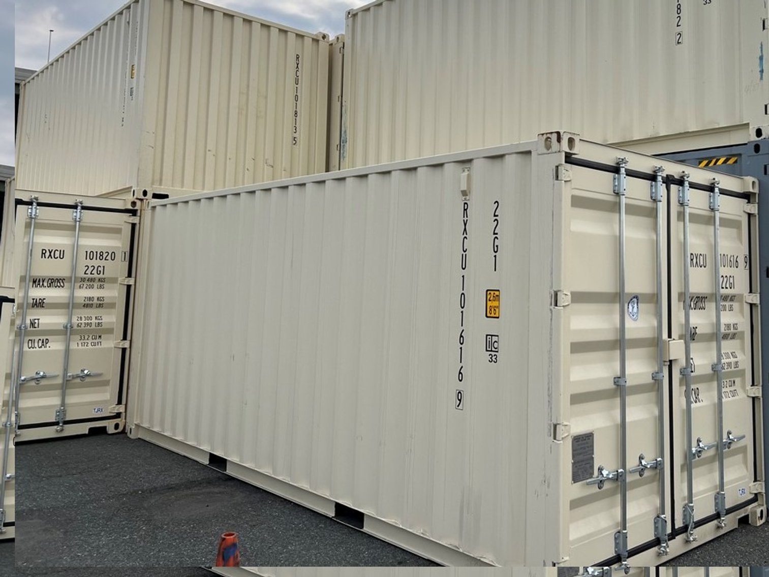 Image for (8) One-Trip 20' Sea Containers