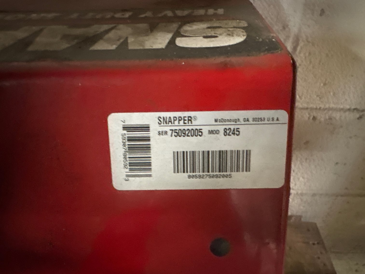 Image for Snapper Heavy Duty 24