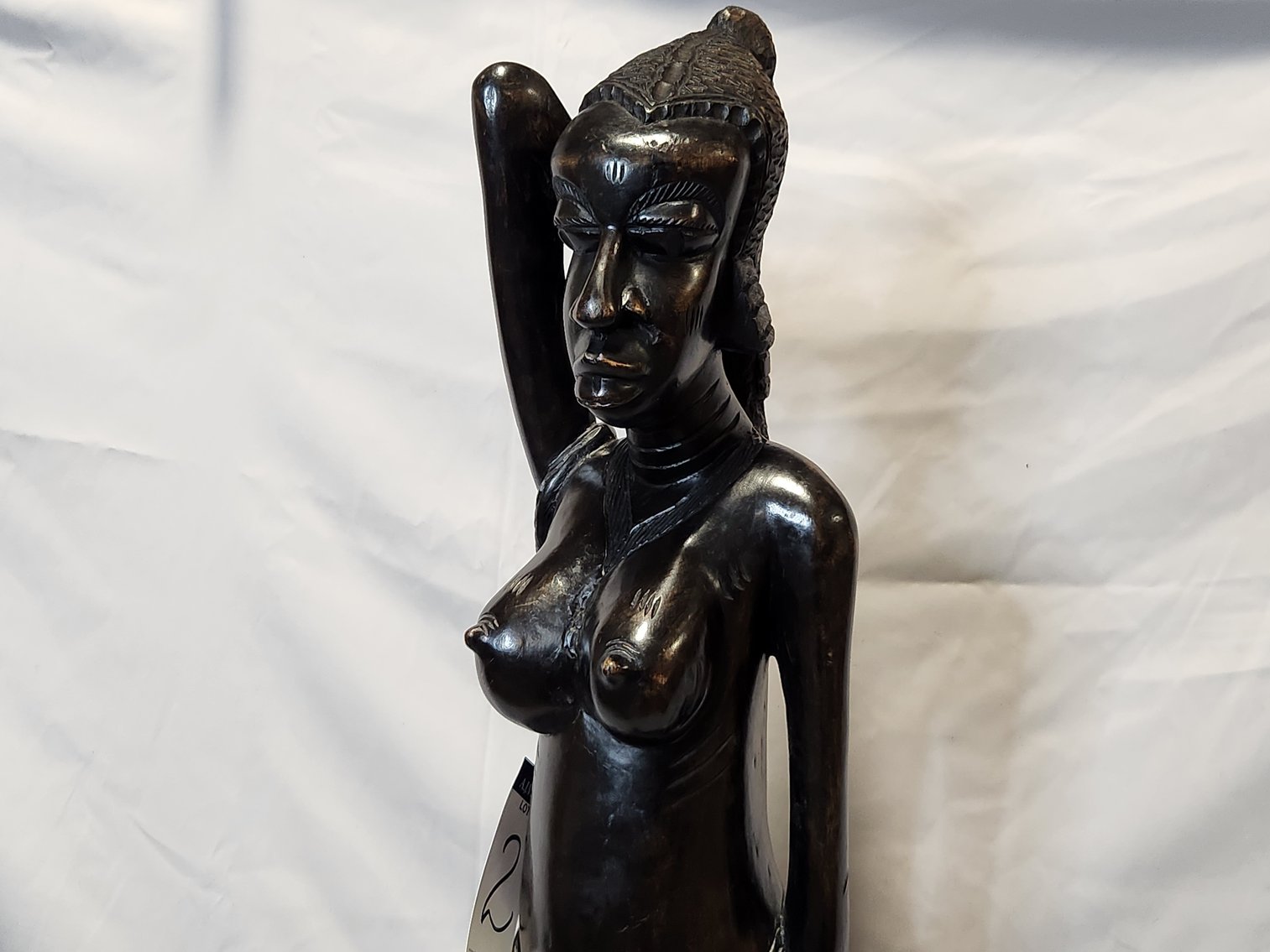 Image for African Hand Carved Wood Statues