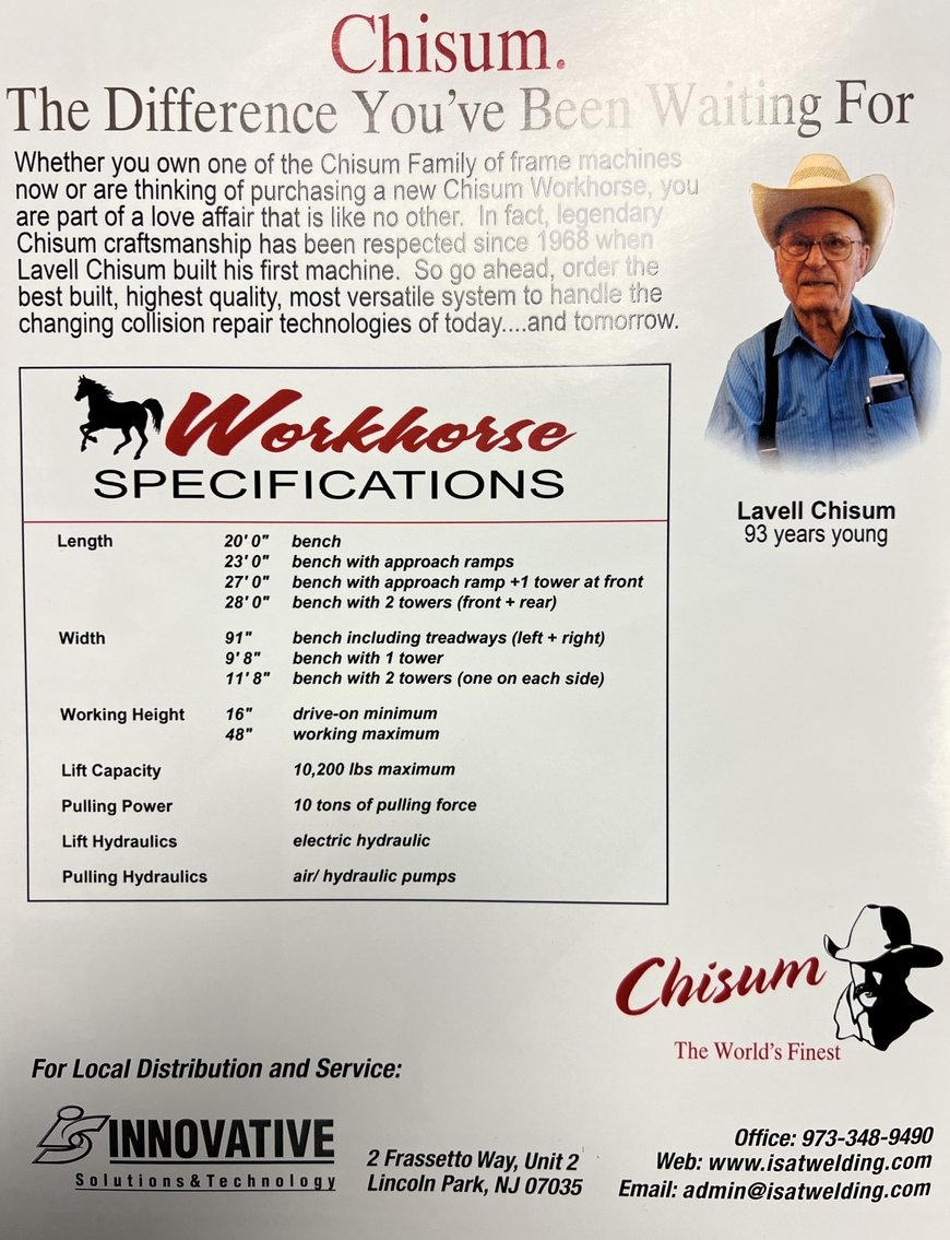 Image for Chisum Workhorse WH-5, 5-Meter Frame Rack System