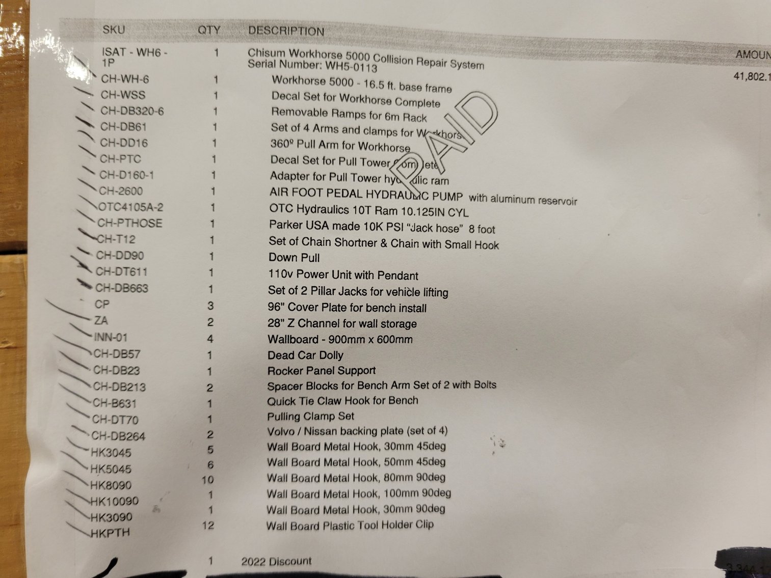 Image for Chisum Workhorse WH-5, 5-Meter Frame Rack System