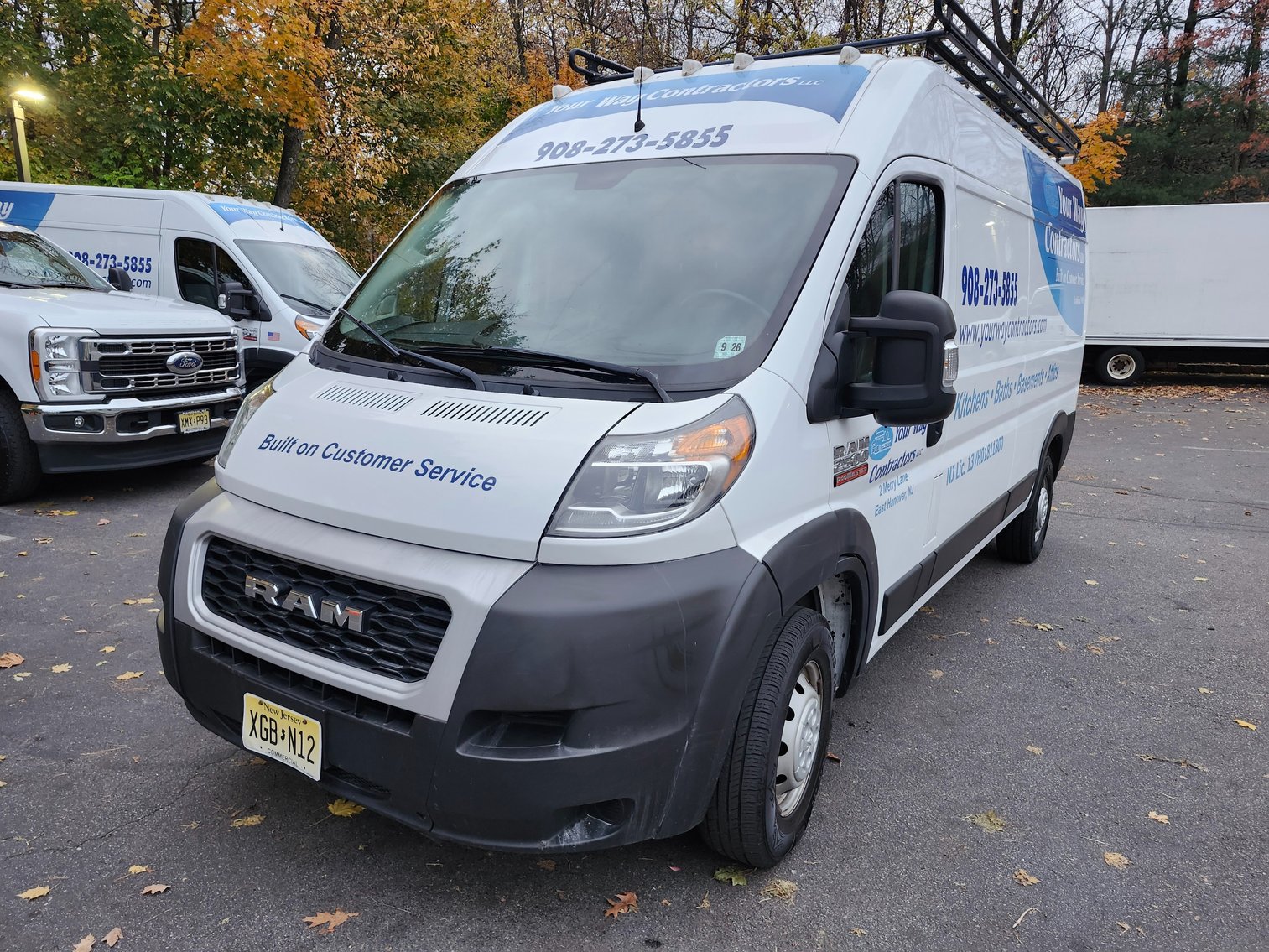 Image for 2023 Ford F250 Pick Up & (2) 2021 RAM ProMaster 2500 Vans